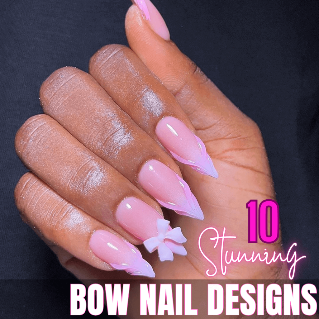 Bow Nail Designs